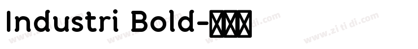 Industri Bold字体转换